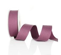 Trimz Sangle en coton très résistante Mauve 40 mm x 10 m