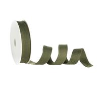 Trimz Sangle en Coton très résistante, Vert Militaire, 25mm x 5m