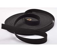 Trimz PP Web-25-Blk-10m Sangle, Polypropylène, Noir, 25mm x 10m, Set de 10 Pièces