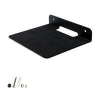 TRINENOX Étagère murale en métal de 15,2 cm - Étagère flottante avec coussinet en EVA, écran mural pour haut-parleur Bluetooth, webcam, téléphones portables, routeur en maille