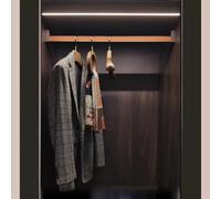 Tringle à penderie avec supports pour armoire gain de place Installation facile Orange 40 cm Parfaite pour la niisation des placards et optimiser l'espace de rangement