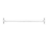 Tringle à Rideau Antidérapante, Tringle Rideaux, Tringle D'extension Ronde pour Mur Incliné, Tringle de Douche Pivotante 180° Acier Inoxydable, Support pour Vêtements Suspe(Size:70-120cm,Color:White)