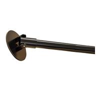 Tringle à Rideau D'angle pour Placard Mural,Support Acier pour Rideau Douche,Tringle Télescopique Pivotante 180°,Tringles à Rideaux Inclinées,Tringle Rideau Antidérapante(Size:70-95cm,Color:noir)