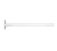 Tringle à Rideau D'angle pour Placard Mural,Support Acier pour Rideau Douche,Tringle Télescopique Pivotante 180°,Tringles à Rideaux Inclinées,Tringle Rideau Antidérapante(Size:70-95cm,Color:White)