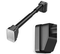 Tringle À Rideau De Douche Barre Rideau Extensible Sans Perçage 3m 4m 5m, Tringle Télescopique, Ne Rouille Jamais Tringle Extensible Pour Rideaux De Chambre À Coucher(Black,360-450cm)