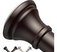 Tringle à rideau de douche bronze de 109 à 183 cm, résistante à la rouille, tringle de tension réglable avec ressort durable, sans perçage, utilisation pour salle de bain, chambre, cuisine, balcon,