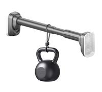 Tringle à Rideau de Douche Extensible 40-490cm, Tringle à Tension Sans Perçage, Barre à Rideau pour Salle de Bain, Télescopique Barre A Tension pour Cuisine, Balcon, Installation Facile(Gris,310-400cm