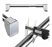 Tringle à rideau de douche extensible réglable sans perçage 40 à 500 cm - Barre télescopique robuste pour fenêtre et placard de salle de bain, chambre à coucher (SUS 360-450 cm)