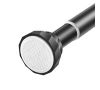 Tringle à rideau de douche extensible sans perçage 72-140 cm - Noir