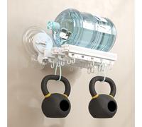 Tringle à rideau de douche pliable à fixation murale avec ventouses, angle réglable en forme de L/U, tissu gaufré imperméable moderne, support à linge rétractable