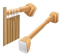 Tringle à rideau de douche réglable - 40 500 cm - Sans perçage - Tringle à rideau télescopique pour salle de bain - Séparateur de pièce - Diamètre : 3 cm - Facile à installer - Solution gain de place