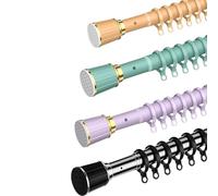 Tringle à rideau de douche réglable de 40 à 500 cm, barres de tension extensibles pour douche, placard, balcon, fenêtre, durable et facile à installer, parfaite pour n'importe quel espace