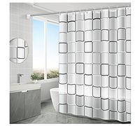 Tringle à rideau de douche réglable en forme de L en acier inoxydable avec angle incurvé extensible pour dressing et salle de bain, taille 150 à 180 cm et élégante.