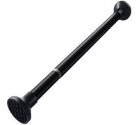 Tringle À Rideau de Douche Réglable Paravent D'Intérieur Brise Tringle À Rideau Sans Perçage pour Chambre Salon Cuisine(Black,140-280cm)