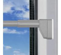 Tringle à Rideau de Douche Sans Percage Extensible, Tringle Rideau, Tringle De Tension de 40 à 500 cm Antidérapant & Ne Rouille Jamais pour Fenêtres, Penderie, Porte(Acier inoxydable,310-400cm)