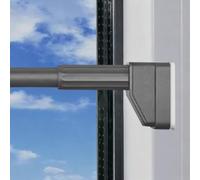 Tringle à Rideau de Douche Sans Percage Extensible, Tringle Rideau, Tringle De Tension de 40 à 500 cm Antidérapant & Ne Rouille Jamais pour Fenêtres, Penderie, Porte(Gris,160-250cm)