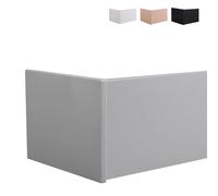 Tringle à rideau de plafond sans rail - 1,5 à 6,1 m - Rideau de douche occultant - 4 couleurs (gris, 3,4 m) - Solution élégante de décoration d'intérieur