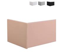 Tringle à rideau de plafond sans rail - Rideau de douche occultant disponible en 1,5 m à 6,1 m 4 couleurs (rose, 2,1 m) - Solution élégante de décoration d'intérieur