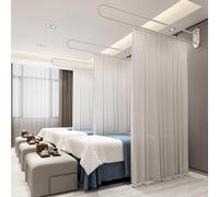 Tringle à rideau murale en forme de U pour salon, clinique et séparation d'espace moderne - Améliore l'intimité et l'esthétique