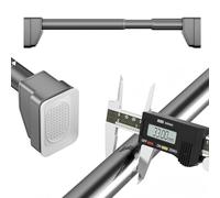 Tringle à rideau réglable sans perçage en acier inoxydable antidérapante pour salle de bain, fenêtres, portes et placards - 40 500 cm