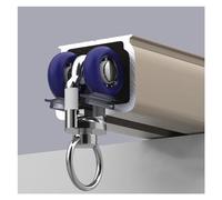 Tringle à rideau robuste pour montage au plafond - Rail droit extra long pour séparateurs de pièce, parfait pour les salons, les chambres et les études - Solution durable et polyvalente