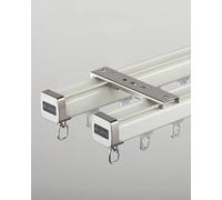 Tringle à rideau robuste, rails de rideau de séparation de pièce d'épaisseur de paroi de 3,5 mm, montage au plafond ou au mur, systèmes de tringle à rideau pour salons/chambres à coucher/vil