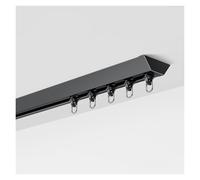 Tringle à rideau ultra fine pour fenêtres droites et baies vitrées, tringle invisible pour séparateur de pièce, solution de montage au plafond