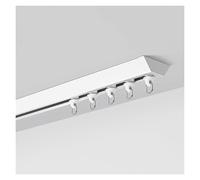 Tringle à rideau ultra fine pour fenêtres droites et baies vitrées, tringle invisible pour séparateur de pièce, solution de montage au plafond