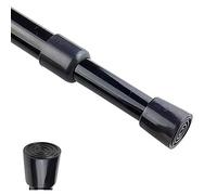 Tringle à rideaux à ressort réglable de 71 à 109 cm - Petite tringle extensible et robuste pour cuisine, salle de bain, fenêtre, bibliothèque, placard