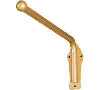 Tringle à rideaux en fer robuste avec embouts décoratifs - Tringle à rideaux réglable avec bras oscillant pour cuisine, salle de bain et vitrine de vente au détail