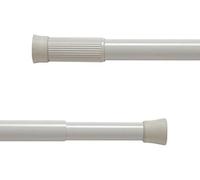 Tringle à rideaux extensible Levitantes blanche, 115-180 cm, idéale pour accrocher des rideaux et offrir une option décorative dans n'importe quelle pièce.