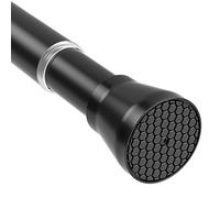 Tringle à rideaux extensible pour fenêtres de 71 à 122 cm, sans perçage, tringle à rideaux extensible à ressort de pression pour placard, porte