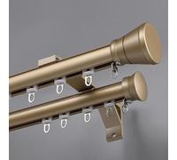 Tringle à rideaux murale décorative avec kit complet pour salon et balcon