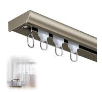 Tringle à rideaux réglable en aluminium de 1 6 m pour fenêtre de chambre à coucher, utilisation intérieure, B 2 120 cm, parfaite pour la décoration de la maison et l'installation facile