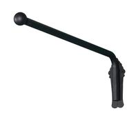 Tringle à rideaux robuste avec bras pivotant, noir, 70 cm, idéale pour entrée, placard, salle de bain, design durable, décoration d'intérieur élégante