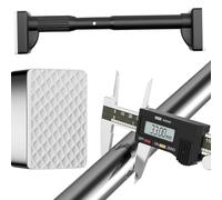 Tringle à rideaux sans perçage 410-500 cm, 360 à 450 cm, 310 à 400 cm, sans perçage, antidérapante, tringle à rideau, tringle de serrage, tringle télescopique, pour salle de bain, armoire, fenêtre,