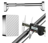 Tringle à Rideaux sans perçage, Tringle à Tension Ajustable pour Rideaux, 410CM-500CM, 360CM-450CM, 160CM-250CM, 40CM-55CM, Barre de Douche Télescopique, pour vos rideaux, balcon et douche, Fenêtre Ar