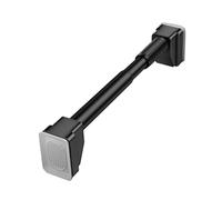 Tringle À Rideaux Sans Perçage Tringle De Tension, Tringle Rideau Douche Antidérapante De 40cm À 500cm, Tringle À Ressort Extensible Pour Salle De Bain, Armoire, Fenêtre(Noir,70-120cm)