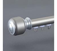 Tringle À Rideaux Simple Nordique, Rail De Rideau Romain Mural, Barre A Rideau De Séparation En Alliage D'aluminium, Rail Simple/double, Trois Couleurs En Option(C-single,5.9ft/180cm)