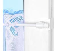 Tringle à rideaux universelle et télescopique Basic Fix-Klick Blanc 55-80 cm