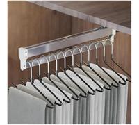 Tringle À Vêtements Extensible Pour Placard Tringle Placard Coulissante Avec 2 Rails Coulissants Réglable 35-80cm Rail,Support Organisateur idéal pour la Garde-Robe (30cm)