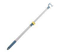 Tringle à vêtements télescopique, perche de berger, perche rétractable, disque récupérateur de vêtements, barre de ramassage, crochet pour perche de store, tige de penderie, tige d'ancrage courte