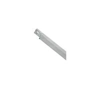 Tringle carré en applique 16x16x2500mm acier zingué - - VQV16V25