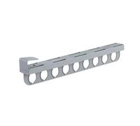 Tringle Coulissante Retractable Closet Pull Out Rod Heavy Duty Valet Suitable For Wardrobes And Storage Areas(White)