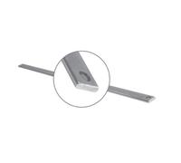 Tringle de crémone plate - JARDINIER MASSARD - J062023 - 16x4 mm - 130 cm - Acier bichromaté