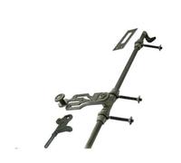 Tringle de croisée TORBEL lg 2500 mm - crochet de 32 - noir cataphorèse - 590324