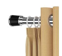 Tringle de douche extensible 40-50 cm, Ø 3 m, sans perçage, pour salle de bain, cuisine, porte, placard et balcon - Blanc, longueur réglable, facile à installer