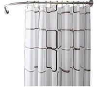 Tringle de douche réglable en acier inoxydable 304 robuste, facile à percer, installation sans affaissement, support mural pour salle de bain, taille L