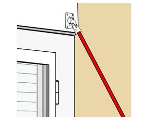 Tringle de manivelle laquée blanc diamètre 12 mm x 1 m 10 TORBEL 0843600