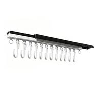 Tringle De Penderie Coulissante - Organisateur adhésif antidérapant - Support À Bijoux Pour Tringle Coulissante De Penderie - pour Placard Chambre Dressing Portants Colliers Bracelets Montres Pantalon